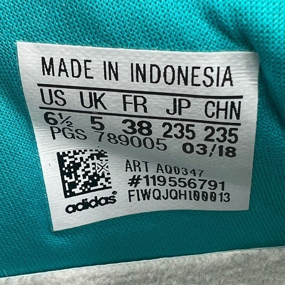 adidas Blue Cloudfoam PGS 789005 Running Shoes Size 6 1/2 Women's - Picture 2 of 9